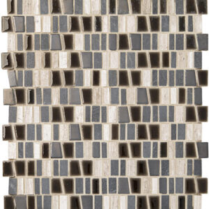 Marazzi Midpark Mosaics - MP10 Shadow Trapezoid Random Natural Stone Matte - Wall Tile, 1"