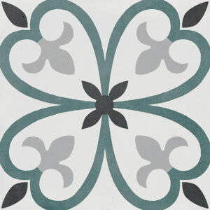 Marazzi D_Segni Color - M1L4 Clover Square Clover Glazed Porcelain Matte - Wall and Floor Tile, 8" x 8"