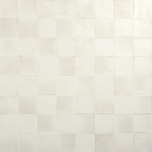 Daltile Relicca - RA02 Deckle Square Glazed Ceramic Handcrafted Glossy - Wall Tile, 4" x 4"