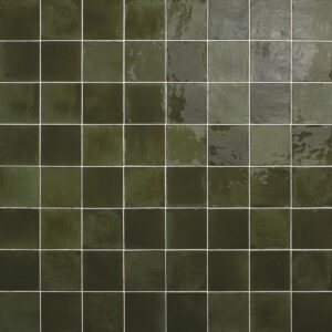 Daltile Relicca - RA04 Nook Square Glazed Ceramic Handcrafted Glossy - Wall Tile, 4" x 4"