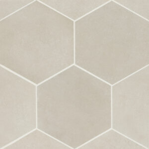 Bedrosians Makoto - Kumo Grey Hexagon Porcelain Matte - Wall and Floor Tile, 10" x 10"