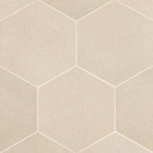 Bedrosians Makoto - Tatami Beige Hexagon Porcelain Matte - Wall and Floor Tile, 10" x 10"
